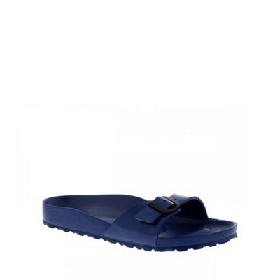 Blue 'Madrid EVA' single strap sandals